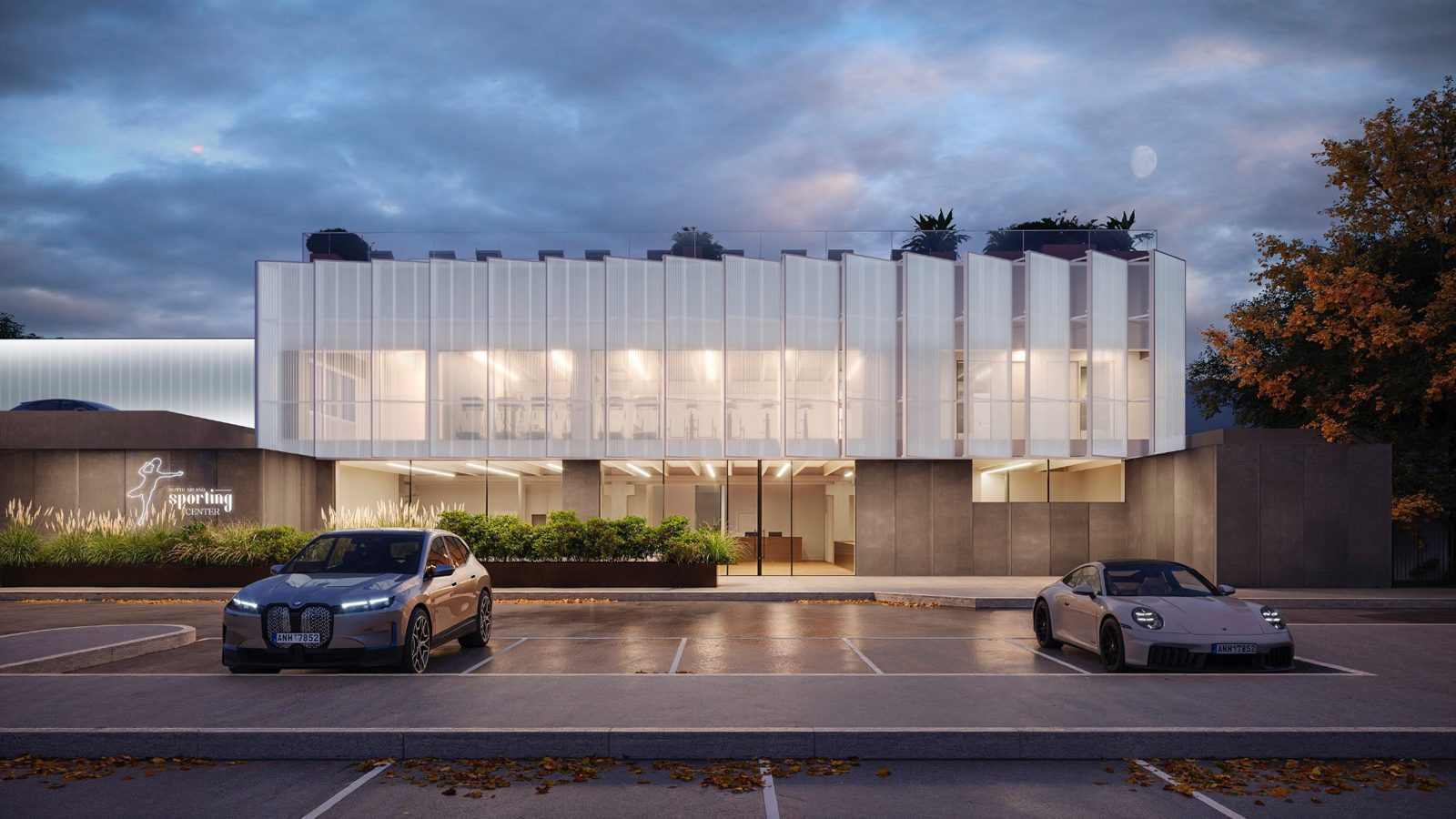 Centro sportivo a Paderno Dugnano, progetto di Guadagnino Cattaneo Architetti